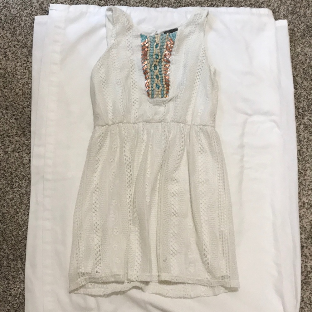 Girl’s Lily Rose White Boho Dress